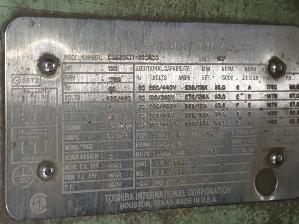 Sullair 100 Hp Ls20-100h/a/sul Air Compressor - Ls20-100h/a/sul