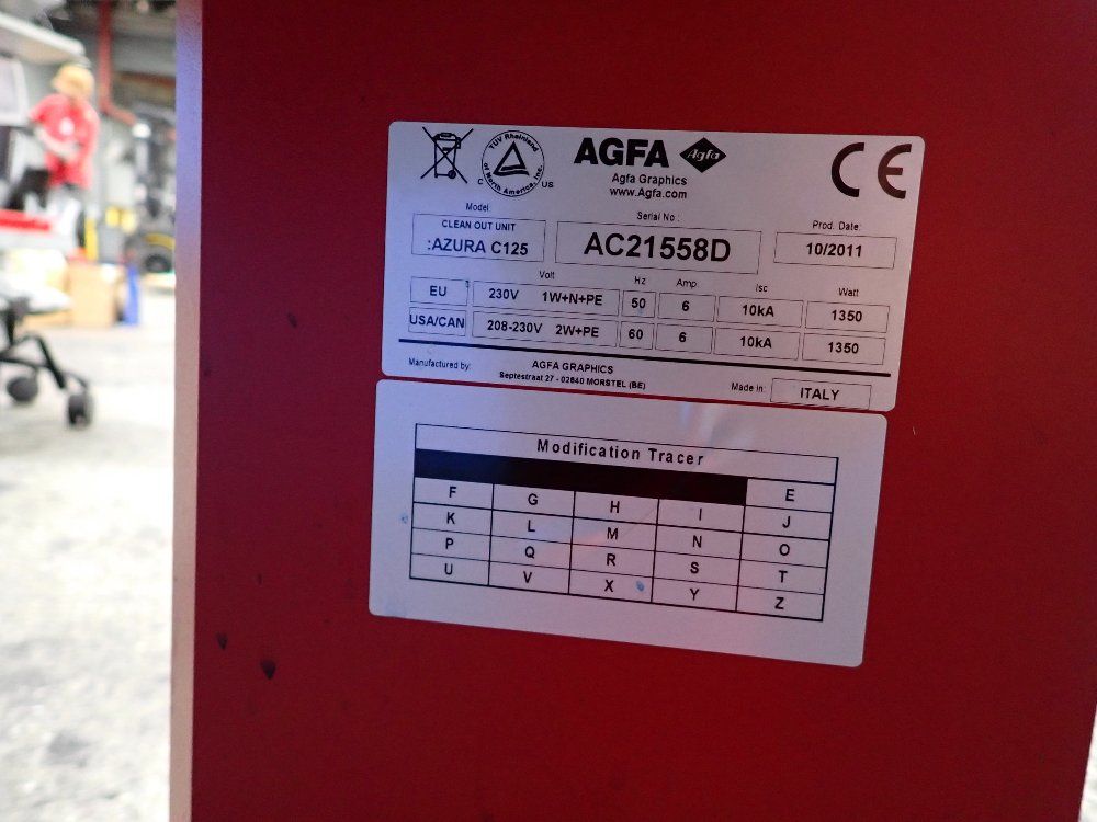 Agfa Agfa Azura C125 Plate Processor