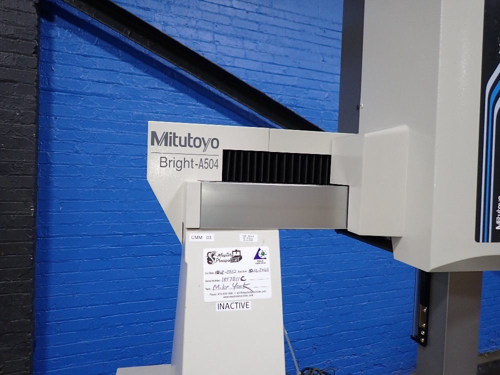 Mitutoyo  Mitutoyo  Brighta504 Cmm