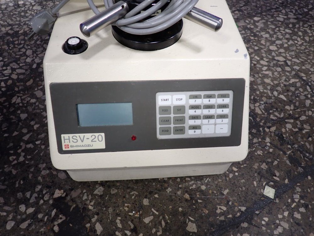 Shimadzu Corporation 1993 Shimadzu Corporation Hsv-20 Hardness Tester - Hsv-20