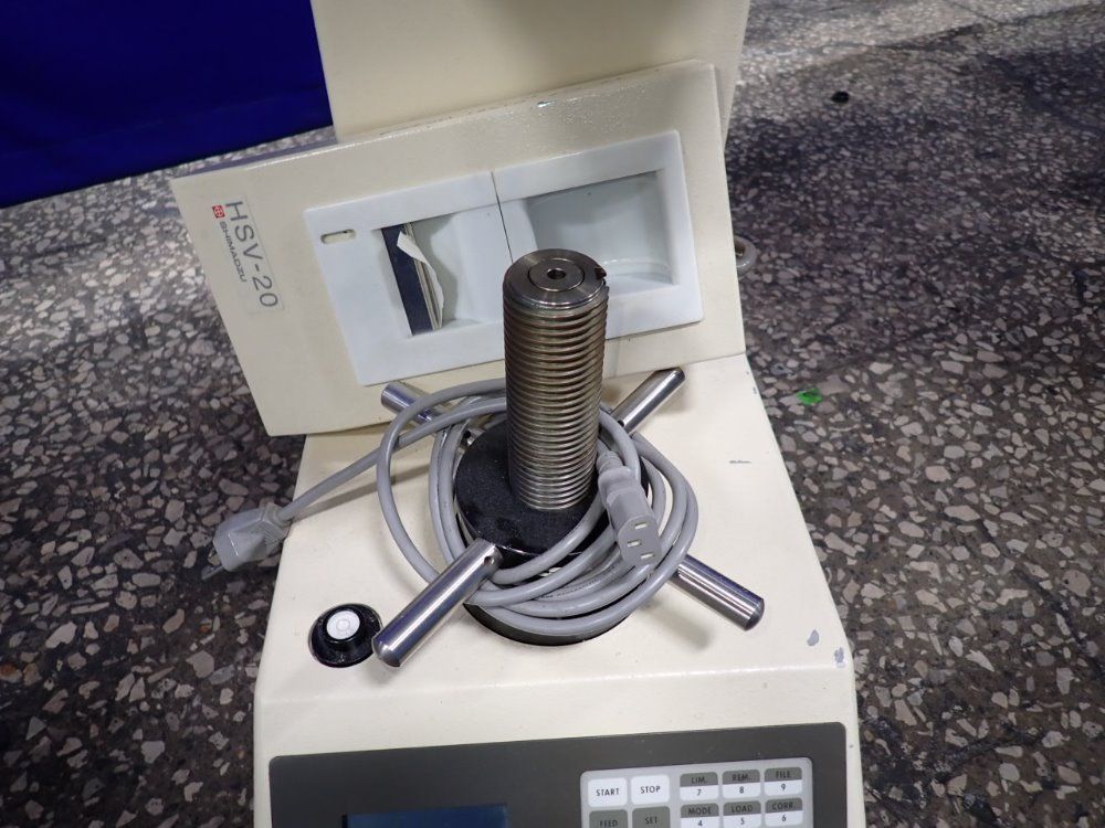 Shimadzu Corporation 1993 Shimadzu Corporation Hsv-20 Hardness Tester - Hsv-20