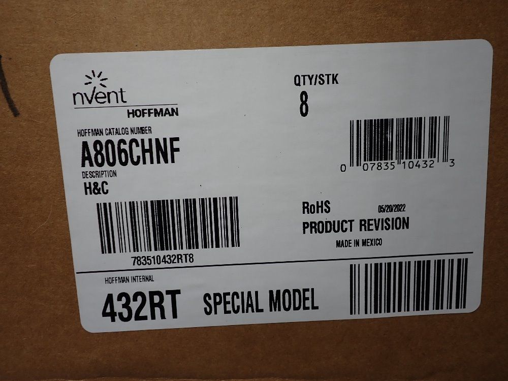 Nvent Aprox. 5 1/2" X 7 1/2" X 3" Electrical Enclosures - A806chnf