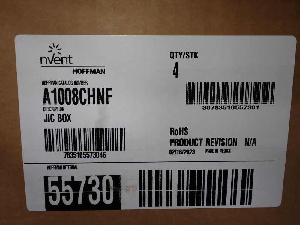 Nvent Aprox. 9 1/2" X 7 1/2" X 4" Electrical Enclosures - A1008chnf