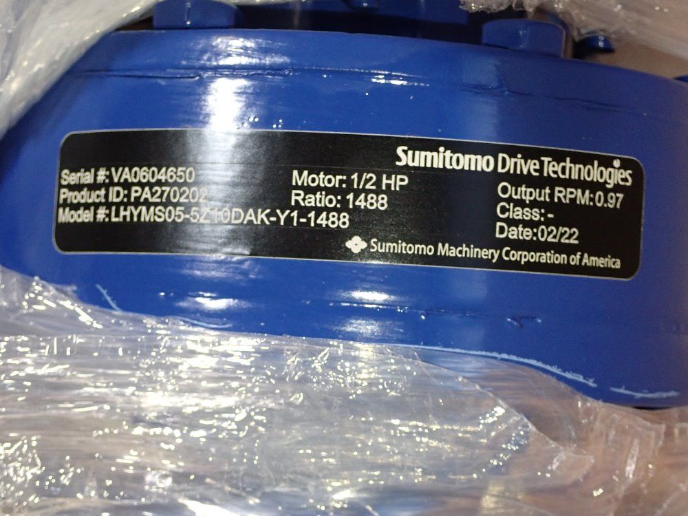 Sumitomo 1/2 Hp Gear Drive - Lhyms05-5z10dak-y1-1488