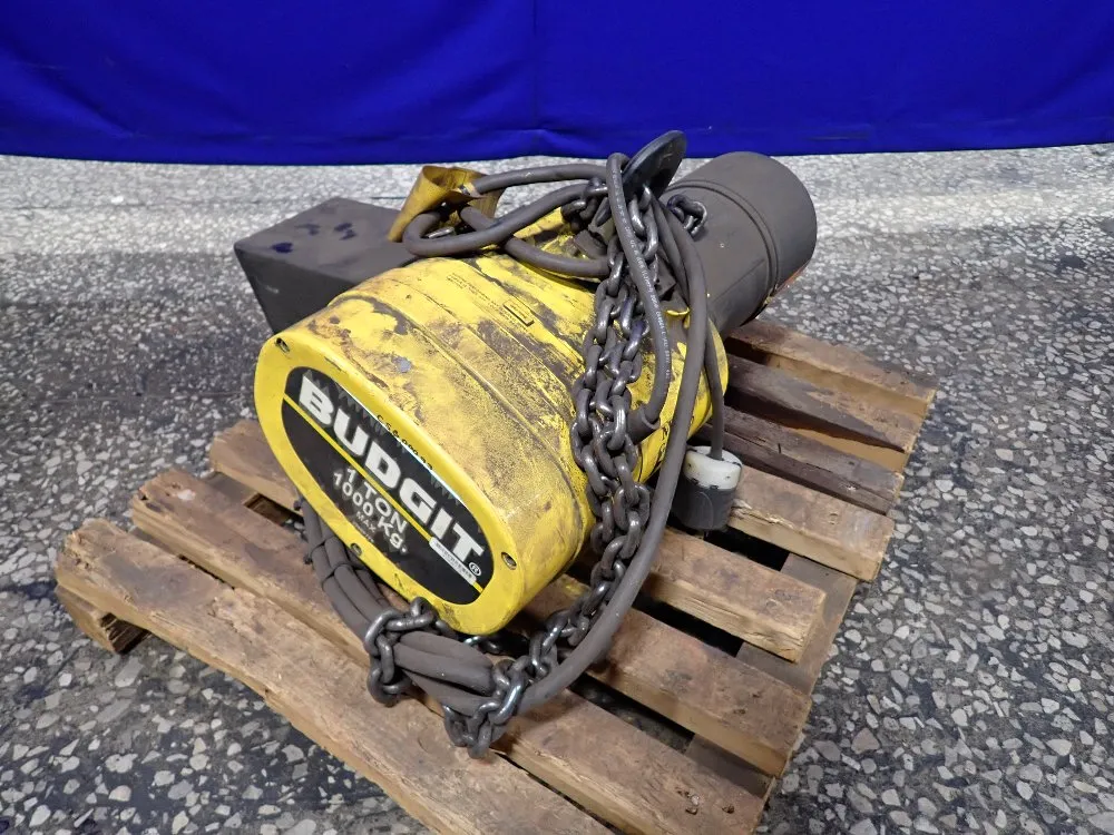 2015 BUDGIT 1 TON ELECTRIC CHAIN HOIST