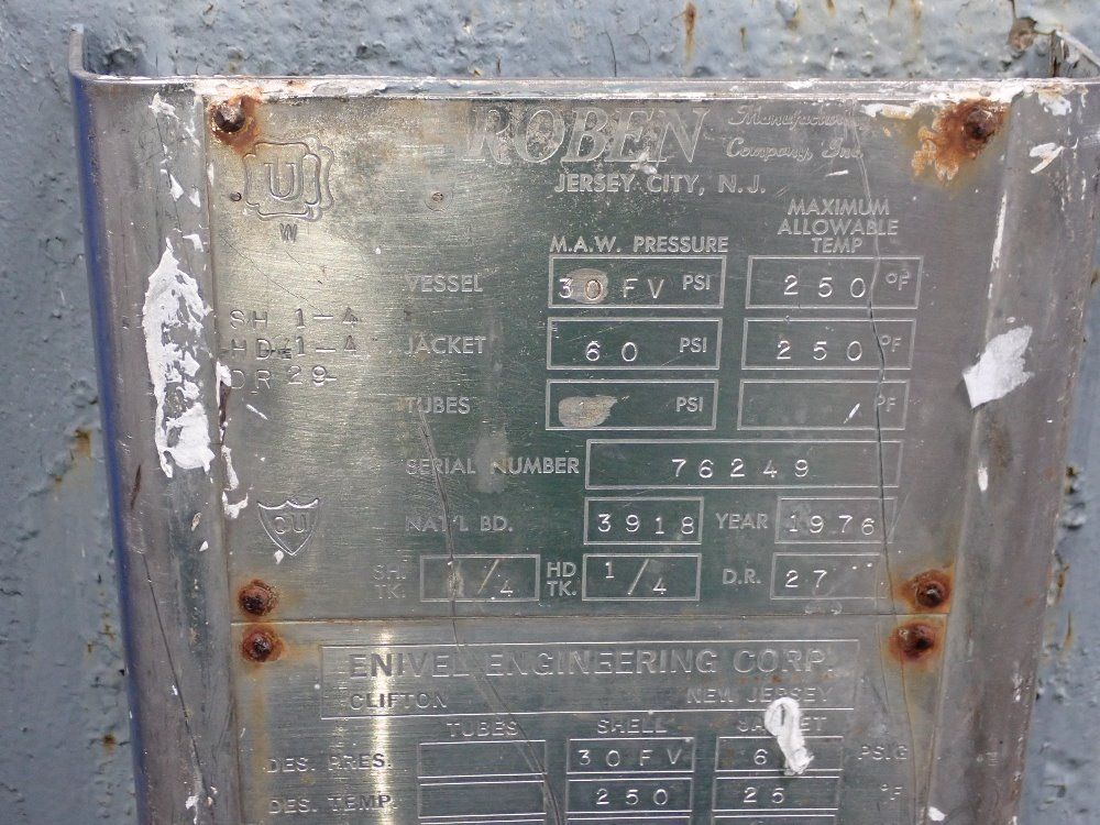 Roben Aprox. 130 Gallon Monomer Tank