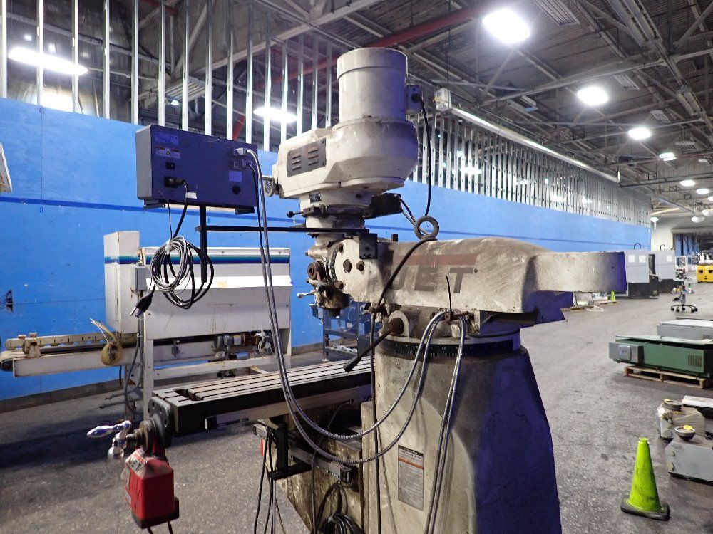 Jet 9" X 49" Vertical Mill - Jtm-4vs