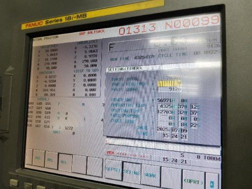 Hardinge/bridgeport 23 1/2" X 39 1/4" Cnc 5 Axis Vmc - Xr 760