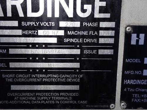 Hardinge/bridgeport 23 1/2" X 39 1/4" Cnc 5 Axis Vmc - Xr 760