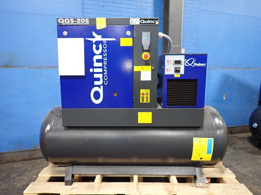 Quincy 15 Kw Air Compressor - Qgs20sd T120