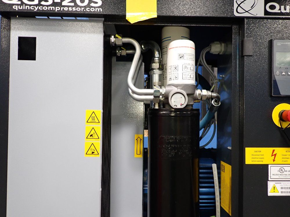 Quincy 15 Kw Air Compressor - Qgs20sd T120