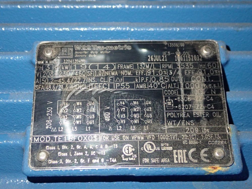 Quincy 15 Kw Air Compressor - Qgs20sd T120