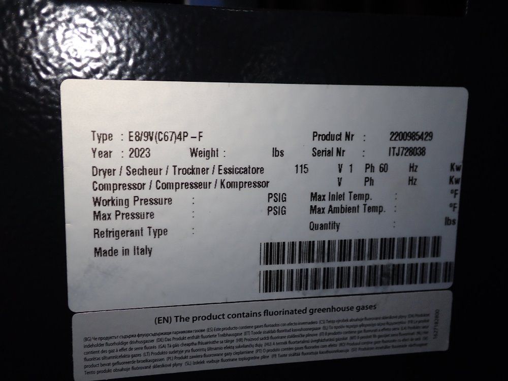 Quincy 22 Kw Air Compressor - Qgs30