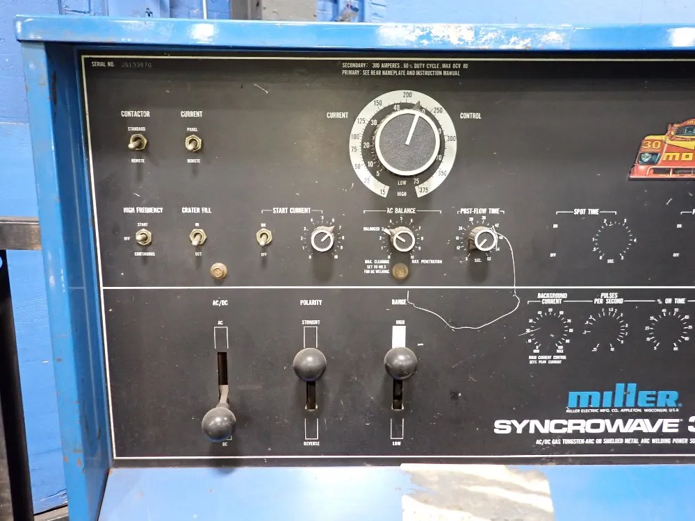 Miller 300 Amp Welder - Syncrowave 300