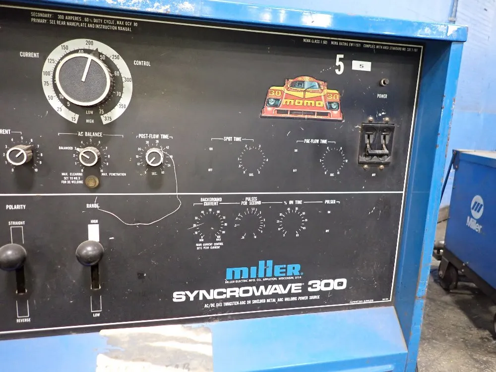 Miller 300 Amp Welder - Syncrowave 300