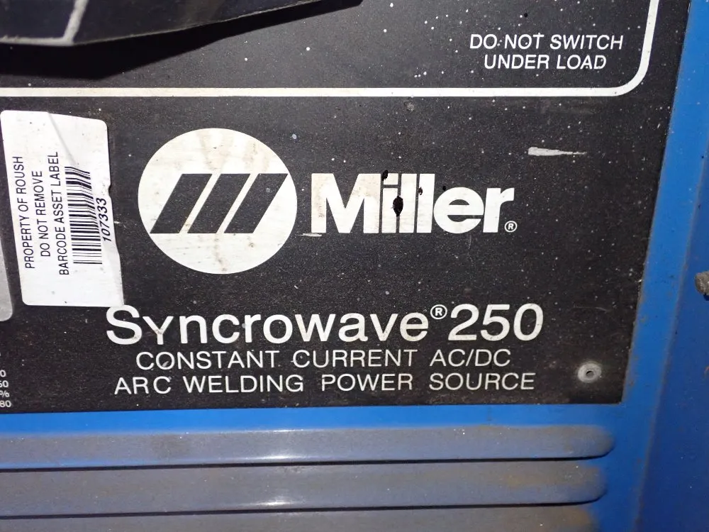 Miller 250 Amp Welder - Syncrowave 250