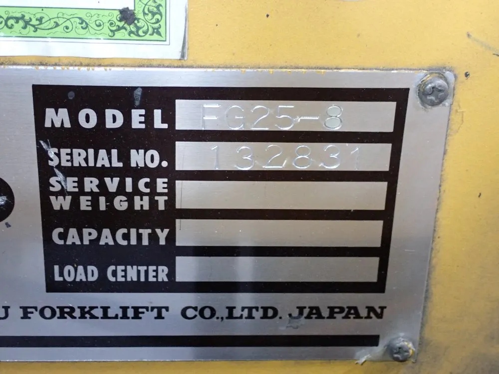 Komatsu Propane Forklift