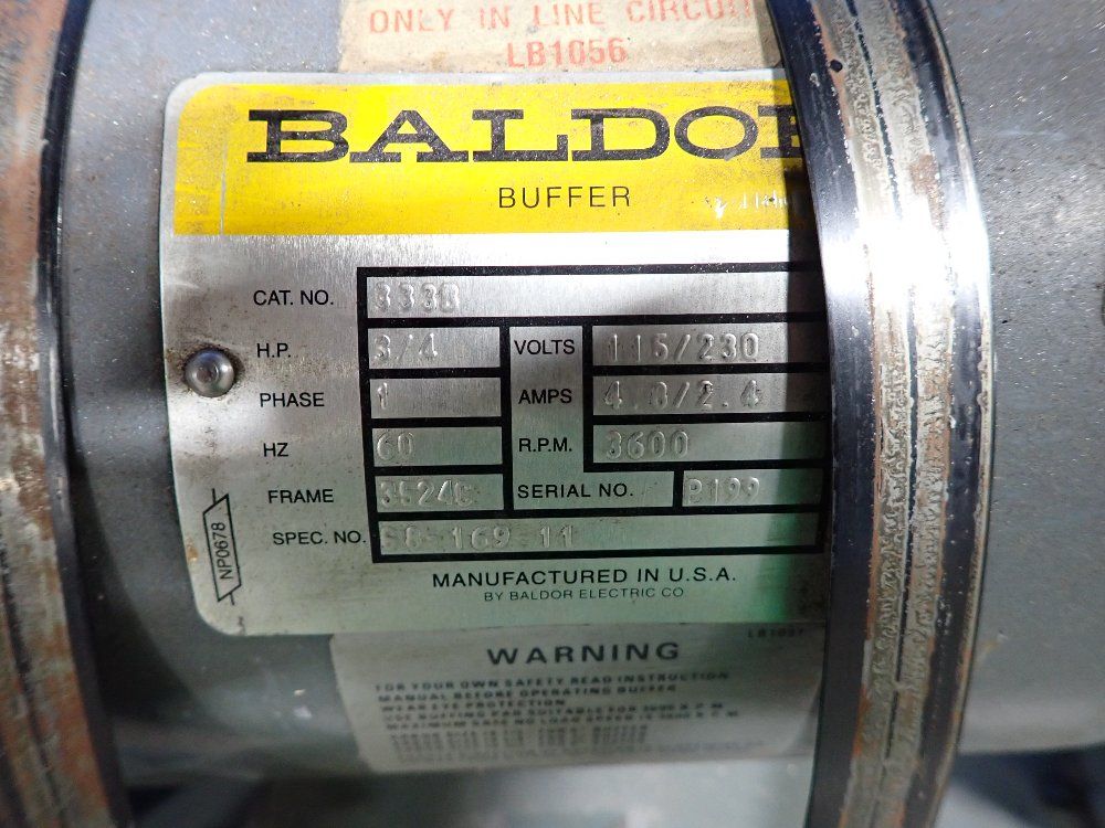 Baldor .75 Hp Buffer - 333b