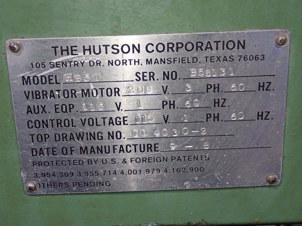 The Hutson Corporation 42" Vibratory Bowl Finisher - Hb54