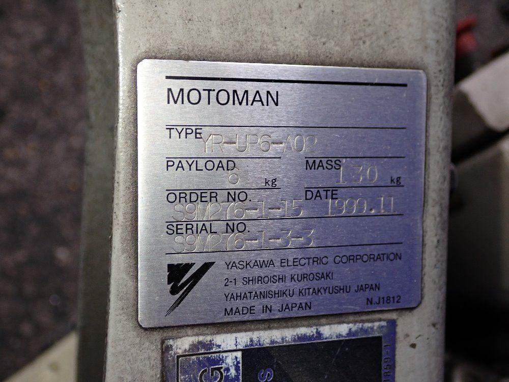 Yaskawa/motoman Robot - Yr-up6-a02