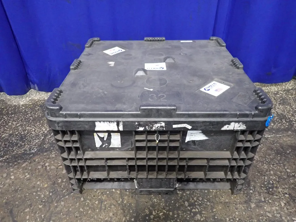 29 1/2" X 27 1/2" X 12" Stackable Plastic Basket