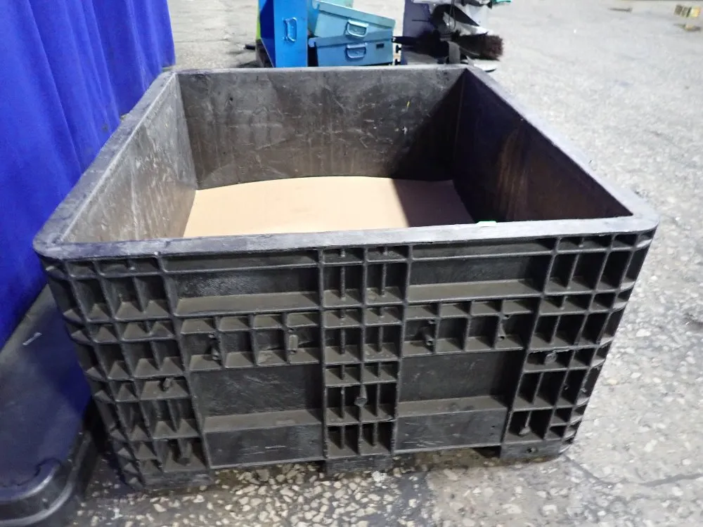 29 1/2" X 27 1/2" X 12" Stackable Plastic Basket