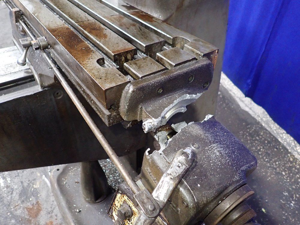 Bridgeport 9" X 42" Vertical Mill