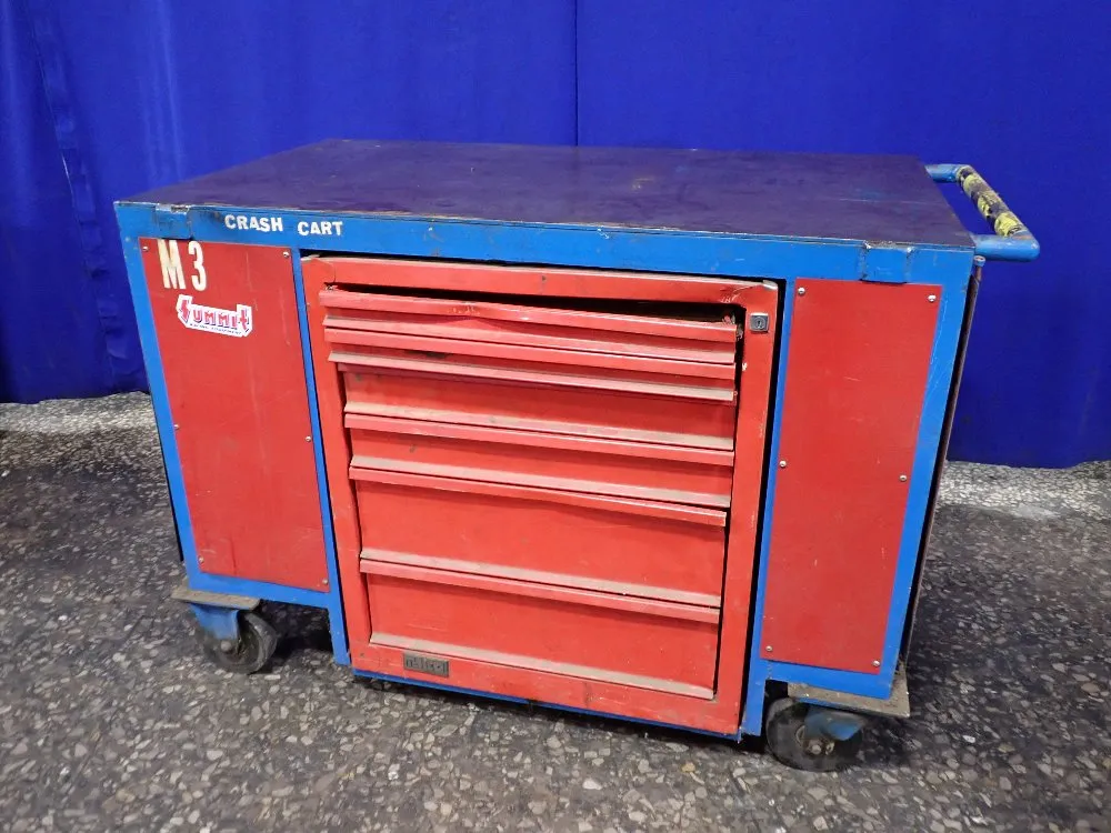 6 Drawers/16 1/2" X 22" Tool Cart