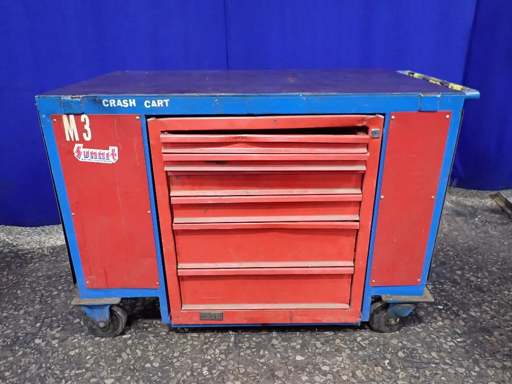 6 Drawers/16 1/2" X 22" Tool Cart