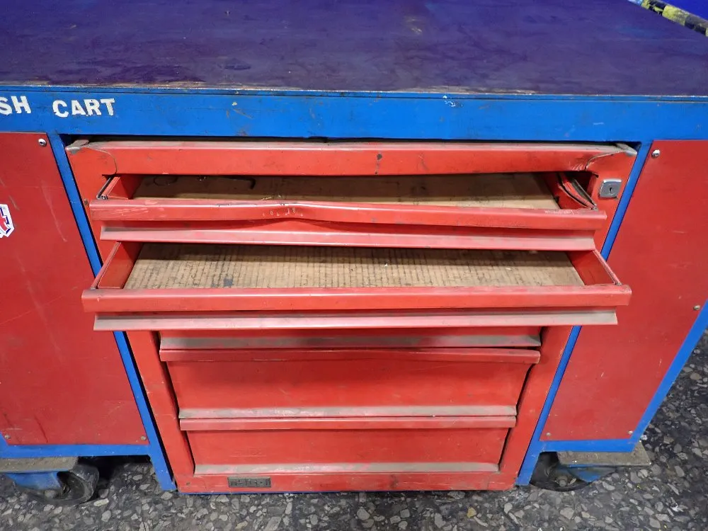 6 Drawers/16 1/2" X 22" Tool Cart