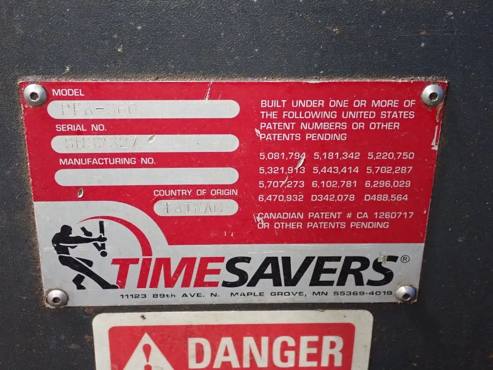 Timesavers 36" X 94" Belt Sander - Lynx 37mwt-dbb-60