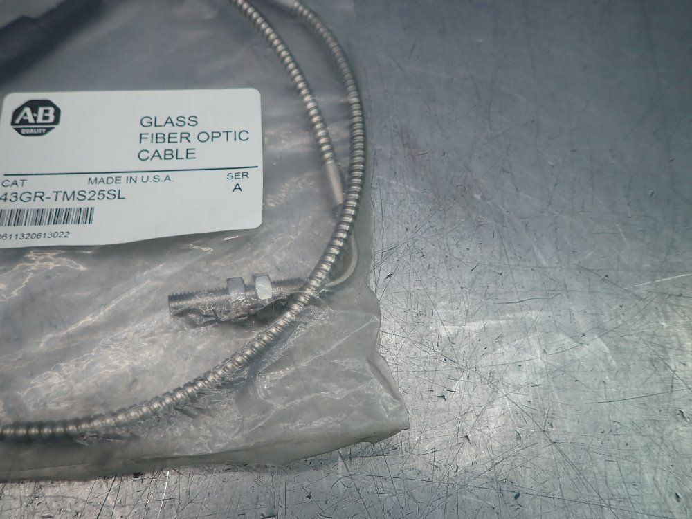 Allen-bradley 3.2 Mm (0.125 In) Diameter, .91 M (36 In.) Fiber Optic Cable - 43gr-tms25sl