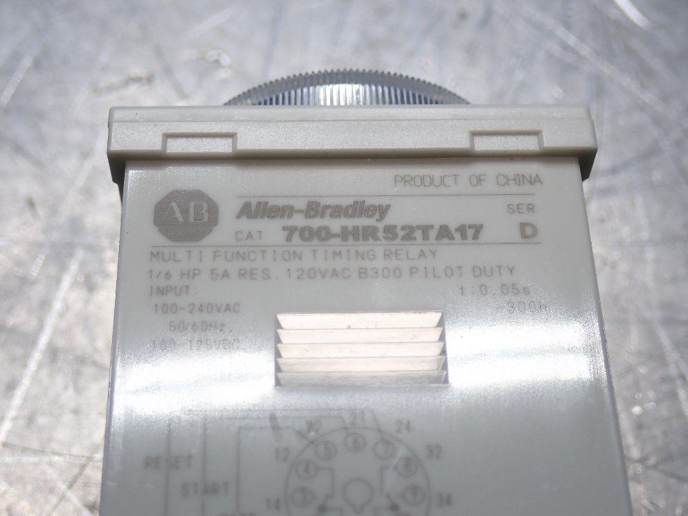 Allenbradley Dial Timing Relay