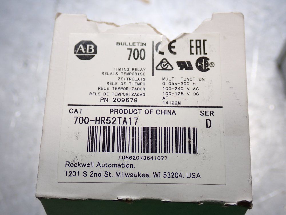 Allenbradley Dial Timing Relay