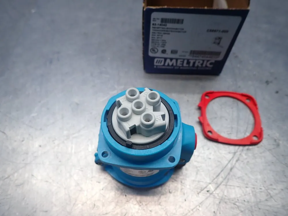 Meltric 20 Amp, 480 Vac Receptacle / Connector - 63-14043