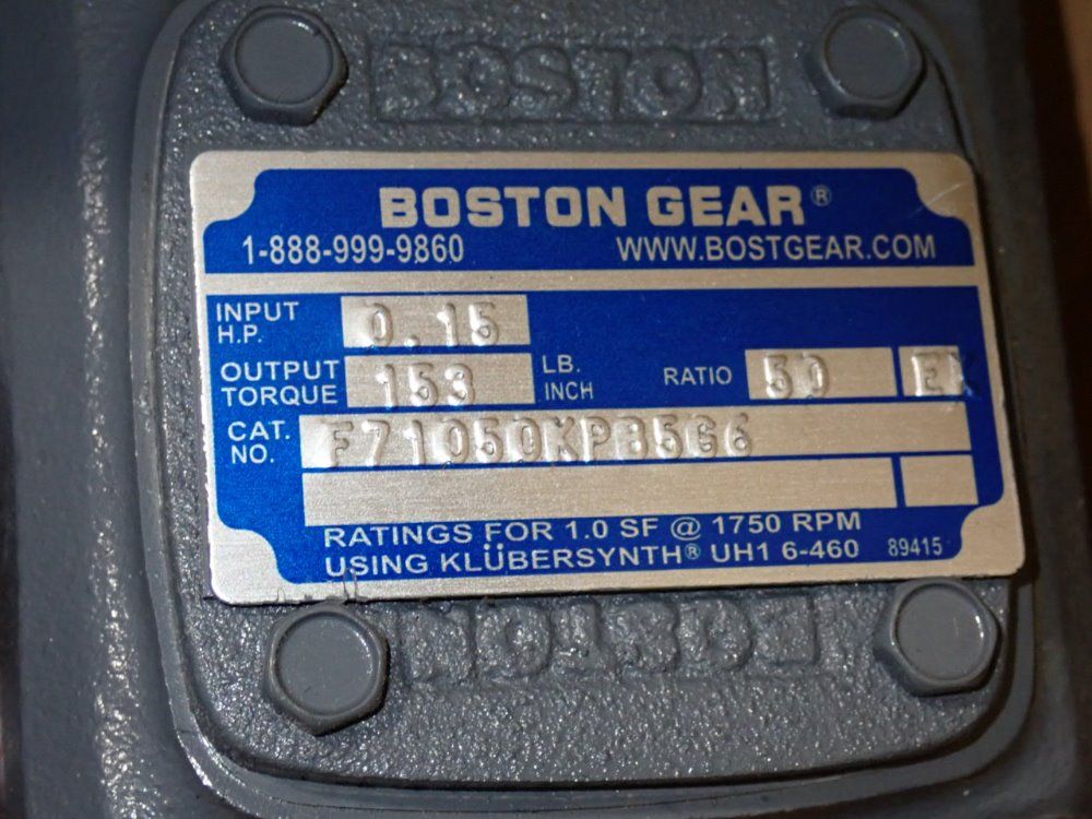 Boston Gear Gear Reducer
