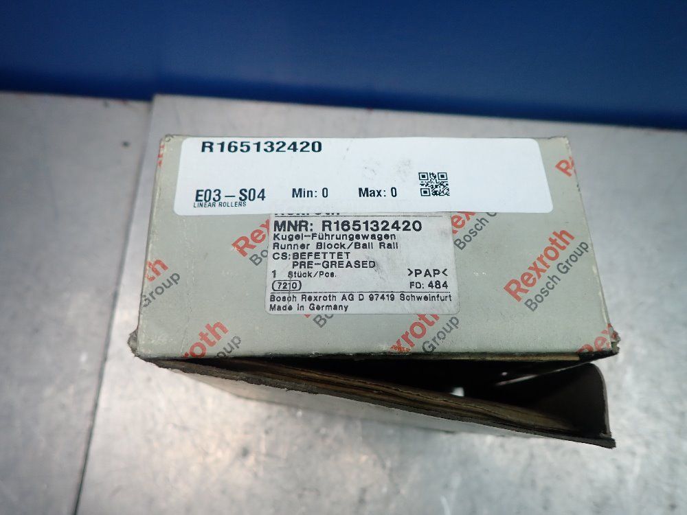 Rexroth Linear Guide Block / Runner Block - R165132420