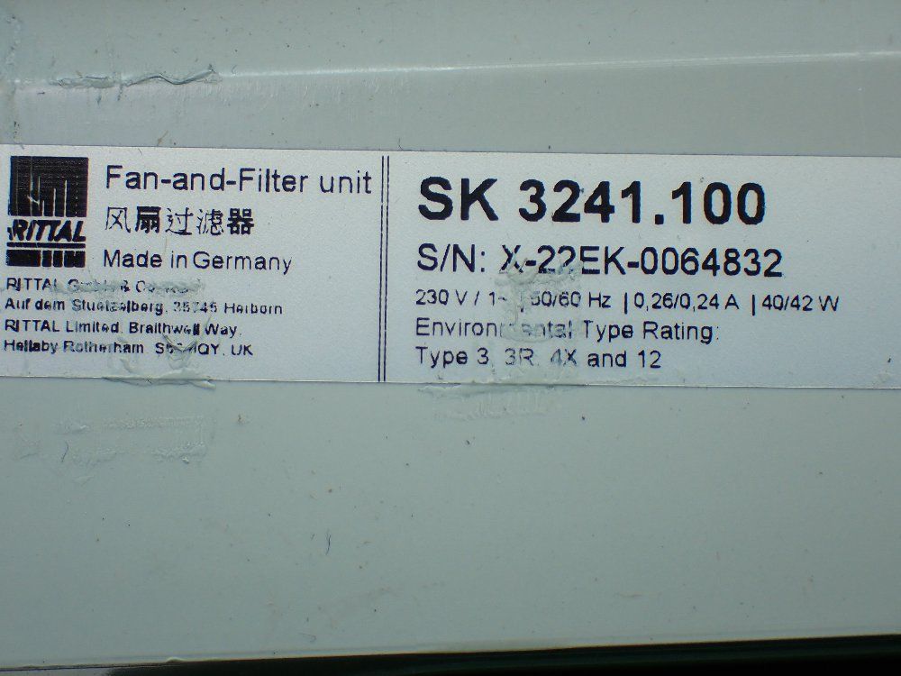 Rital Fan And Filter Unit. - Sk 3241.100