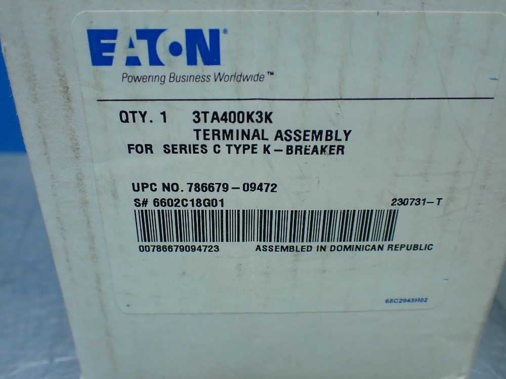 Eaton Multi-wire Box Type Wiring Lug - 3ta400k3k