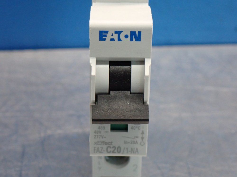 Eaton Industrial Miniature Circuit Breaker Supplementary Protector - Faz-c20/1-na-sp