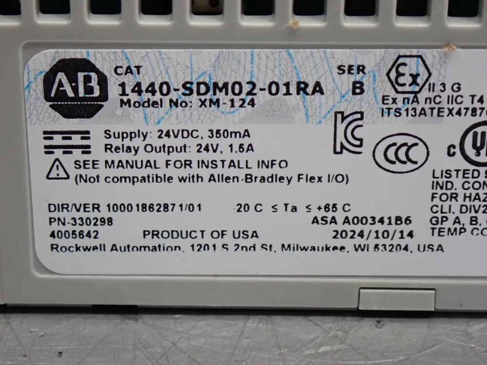 Allen Bradley Standard Dynamic Measurement Module - 1440-sdm02-01ra