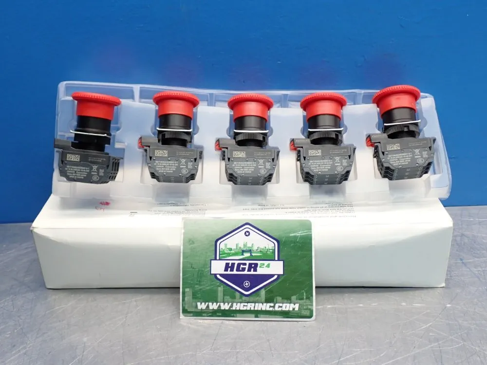 Omron 40 Mm Diameter Emergency Stop Pushbutton Switches, 5pcs - A22ne-m-p212-n