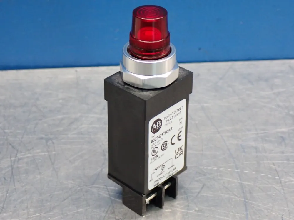 Allen Bradley Illuminated Push-pull Mushroom Head Push Button - 800t-qsth24r