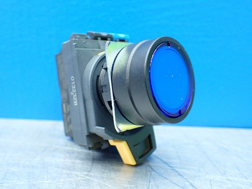 Omron Blue Pushbuttons Box Of 5 - A22nl-bnm-taa-g100-ac