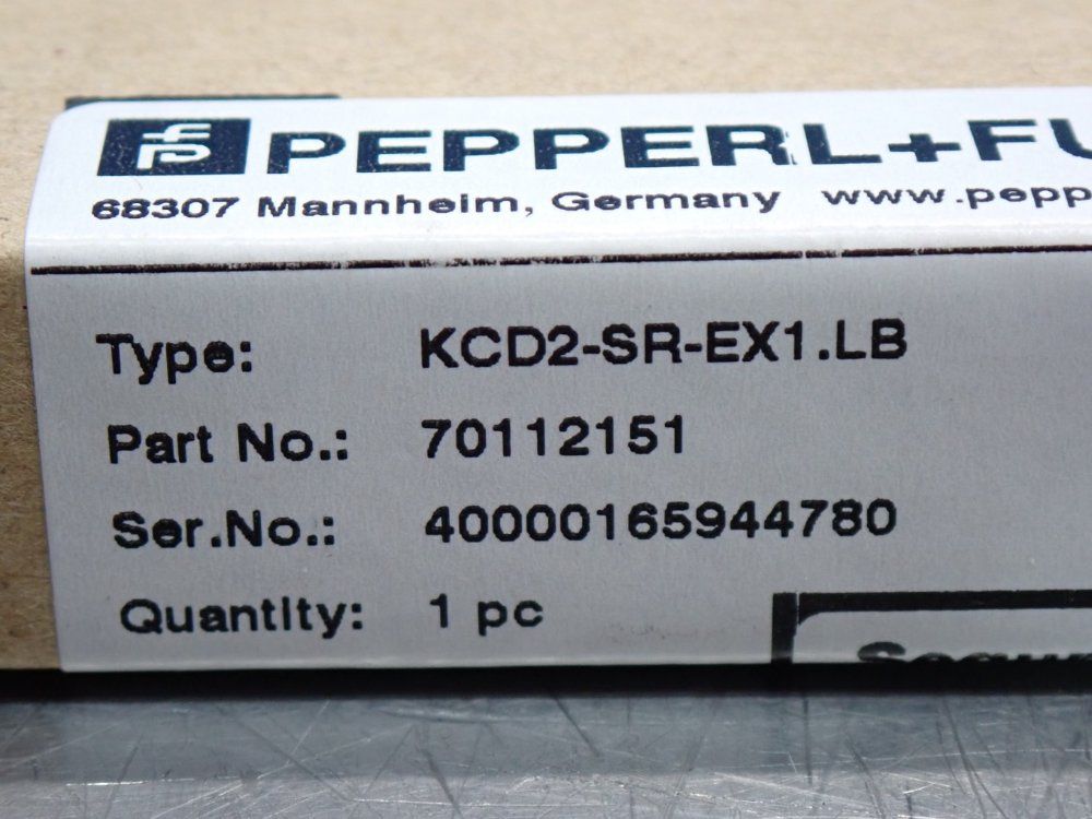 Pepper+fuchs Switch Amplifier Unit - 70112151