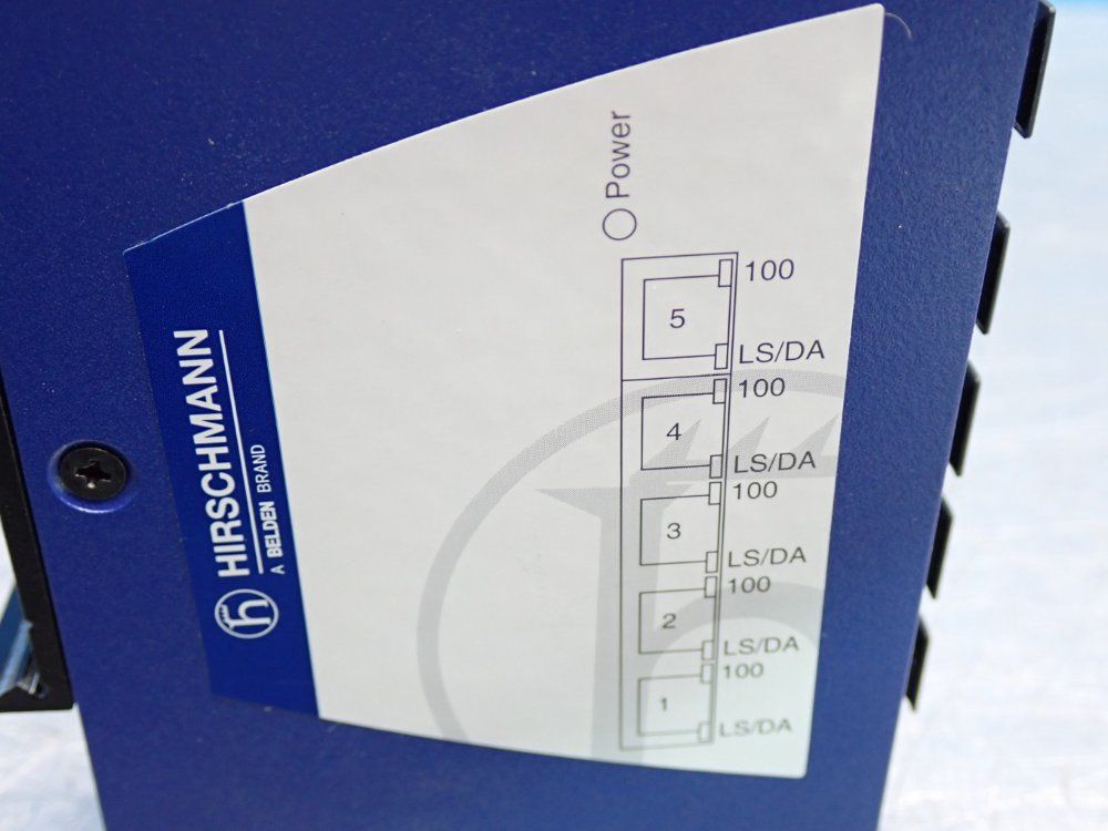 Hirschmann Spider 5tx Pd Eec Unmanaged Eternet Rail Switch 