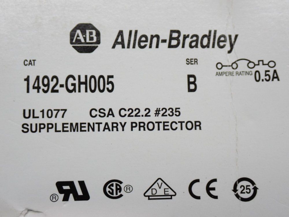 Allen Bradley 80mm High Density Thermal Magnetic Supplementary Protector - 1492-gh005