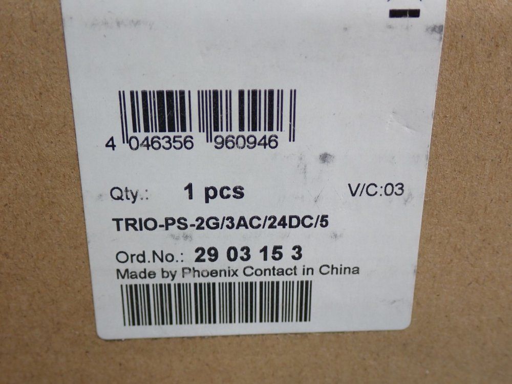 Phoenix Contact Din Rail Power Supply - 2903153