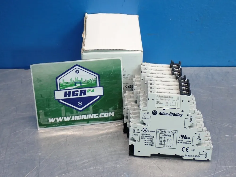 Allen Bradley Terminal Block Relay Unit 9pcs - 700-hlt1u12