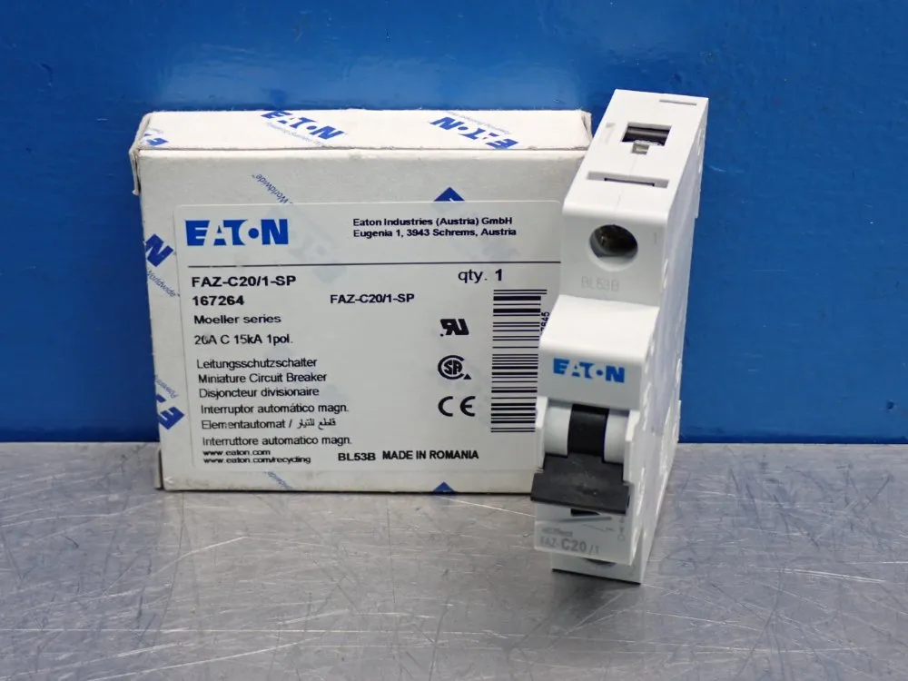 Eaton Supplementary Protector - Faz-c20/1-sp